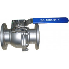 Кран шар. фланцевый ABRA-BV-41-50 Ду50 Ру40 AISI316 (CF8M) Тмакс=200С